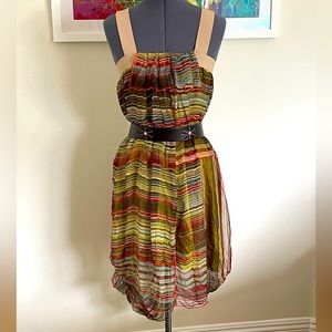 Beautiful Marni Multicolor Silk Dress